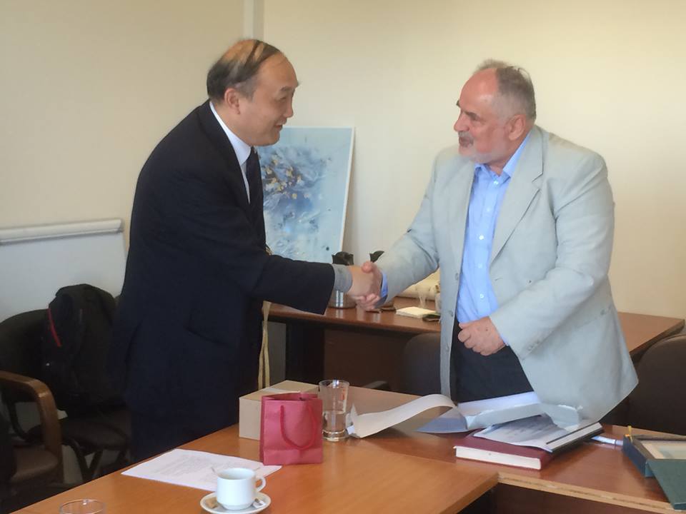 Συνάντηση Yang Wei Κώστας Φωτάκης